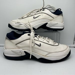 Nike Air Challenge Golf Shoes White Leather Retro 183911-141 Mens Size 10.5